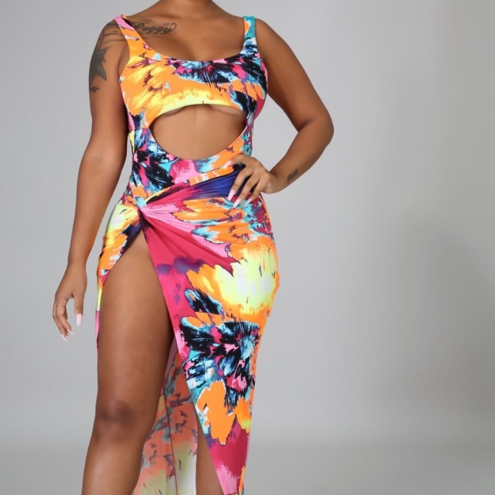 Sunshine Bae Cutout Swimsuit Set